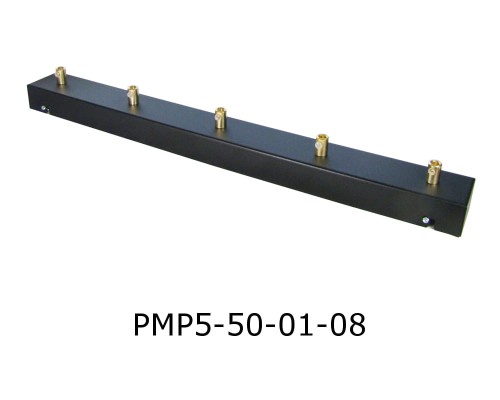 Przejdź do produktu Podsufitka Sufitowa prostokątna 50cm czarna 5 otworów + mosiądz