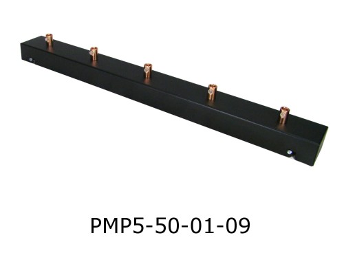 Przejdź do produktu Podsufitka Sufitowa prostokątna 50cm czarna 5 otworów + miedź