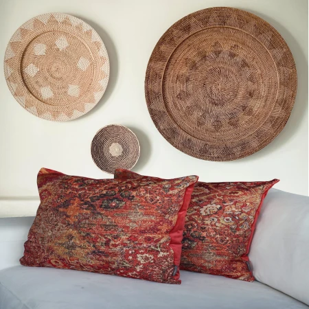 Poszewka KILIM 30x60 Boho Orientalna Ruda Ceglana Gobelinowa  Etno PolDesign