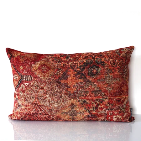 Poszewka KILIM 40x60 Boho Orientalna Ruda Ceglana Gobelinowa  Etno PolDesign